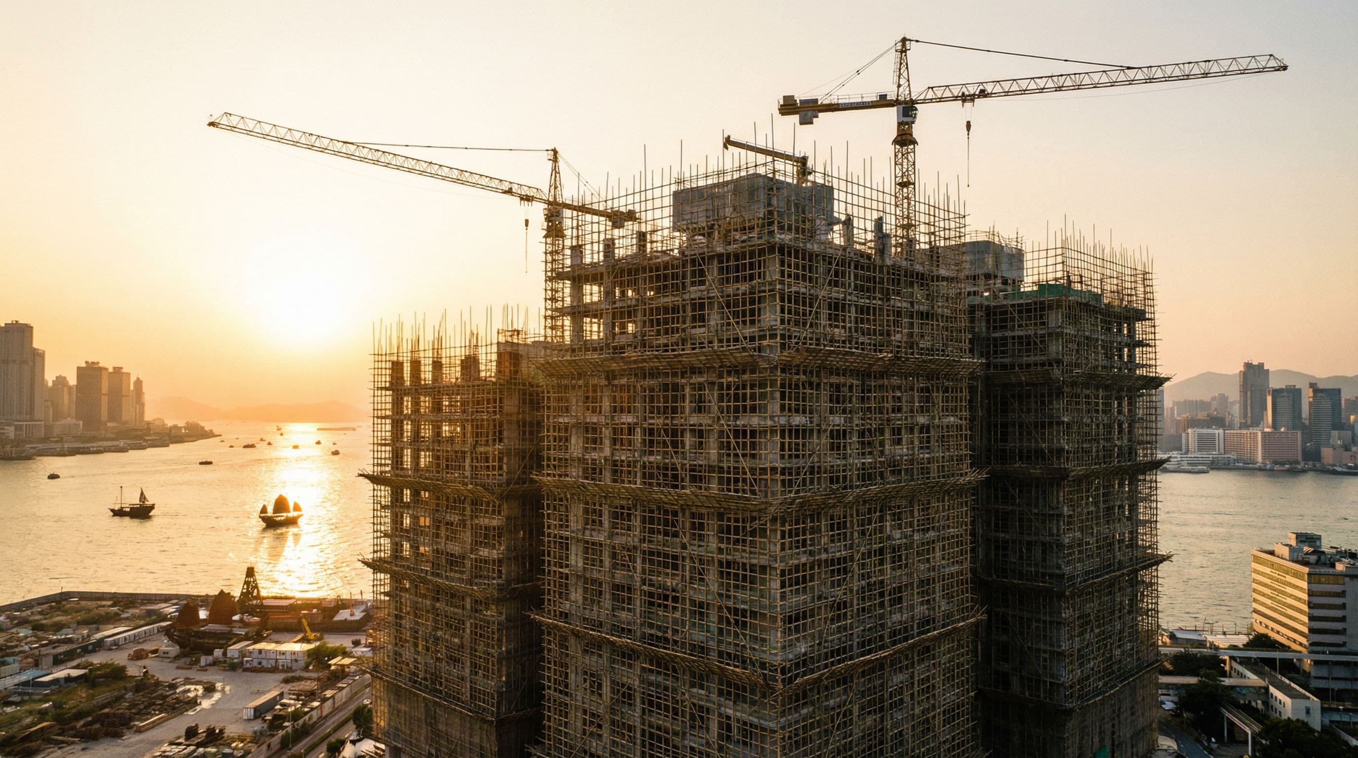 Hong Kong construction site